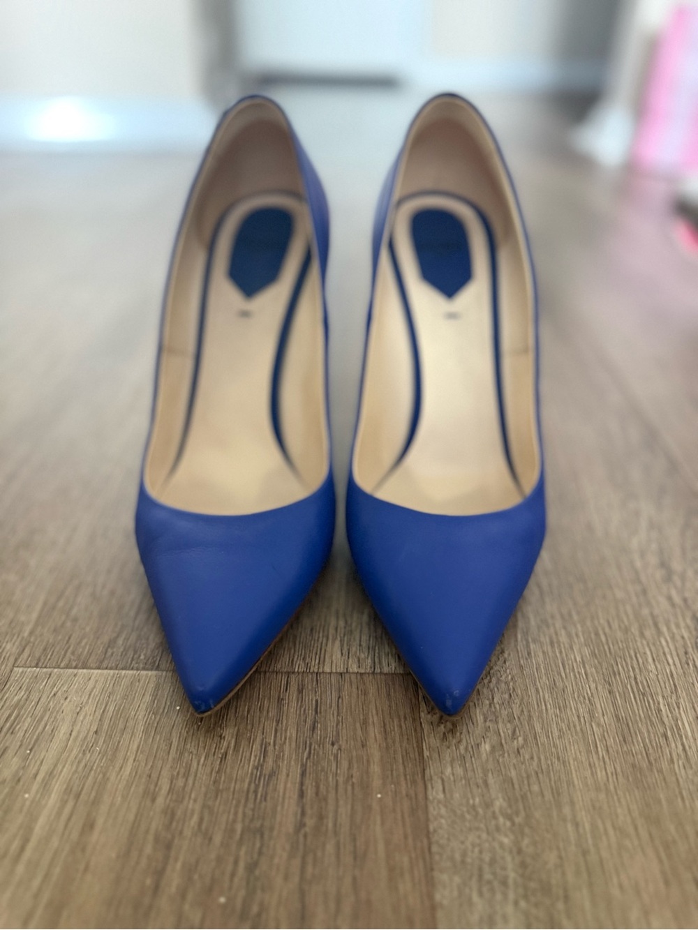 Fendi Electric Blue Pointed-Toe Pumps